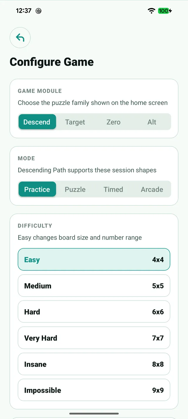 Game Config